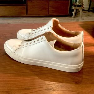 Thursday - Men’s size 13 - White leather sneakers